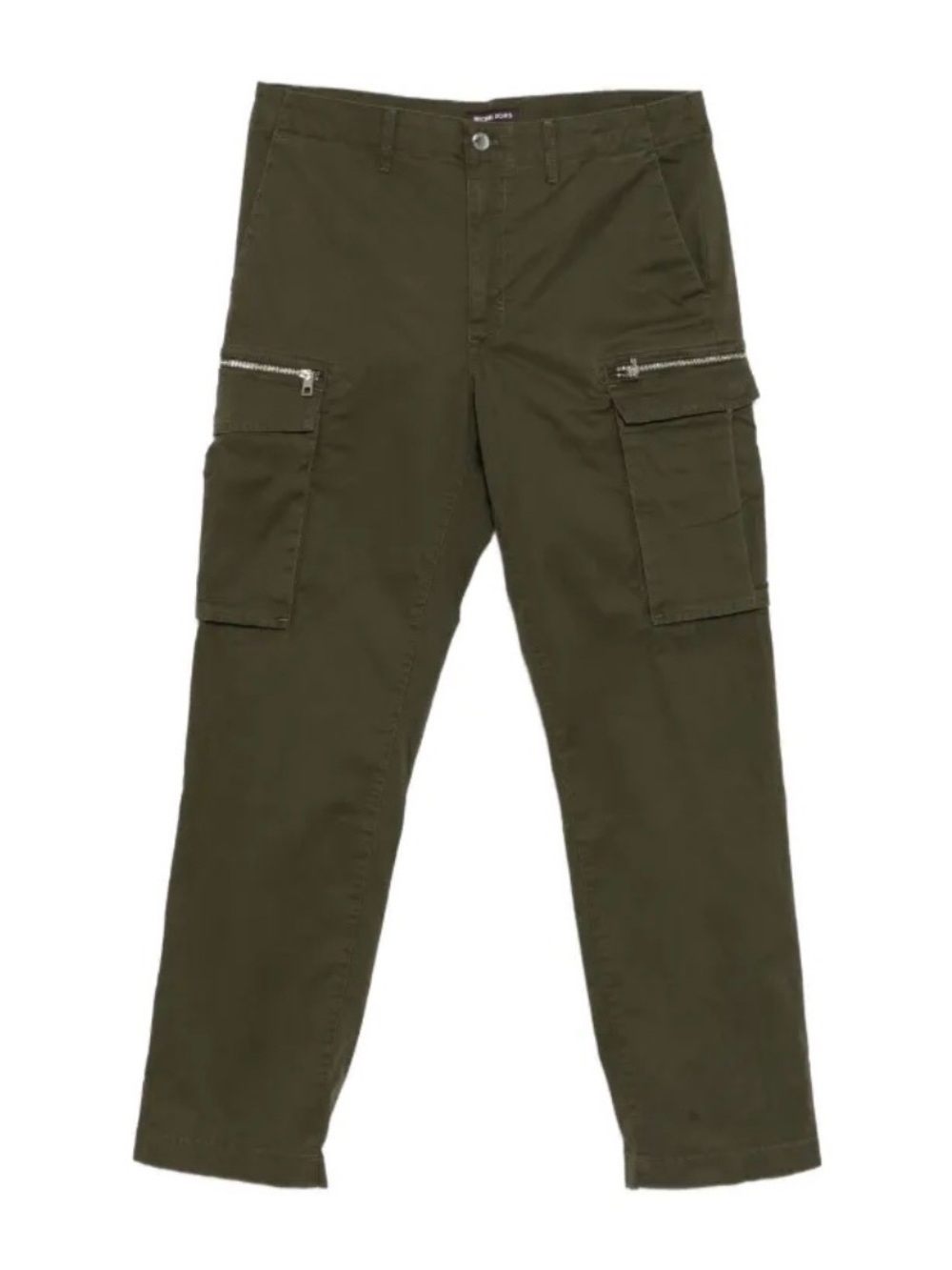 Michael Kors Olive Green Cargo Pants with Utility Pockets